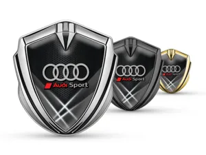 Audi Silicone Emblema Badge Disegno Sportivo Alta Qualità